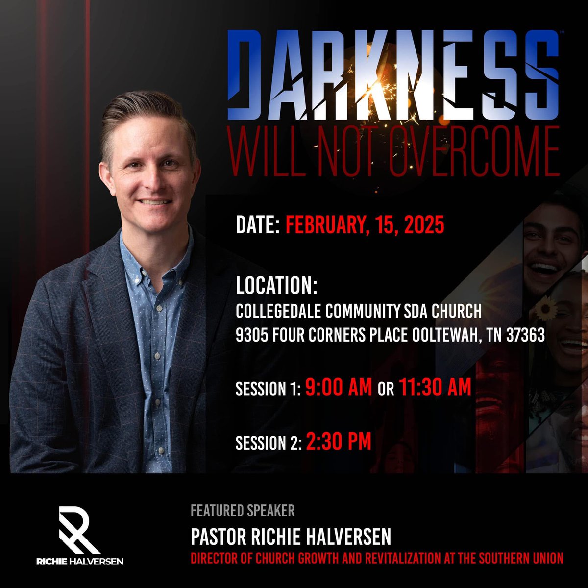 Richie Halversen (@richie59) on Twitter photo To all my friends in the Collegedale, Chattanooga and surrounding areas, I would love to see you! To all my friends in the Collegedale, Chattanooga and surrounding areas, I would love to see you!