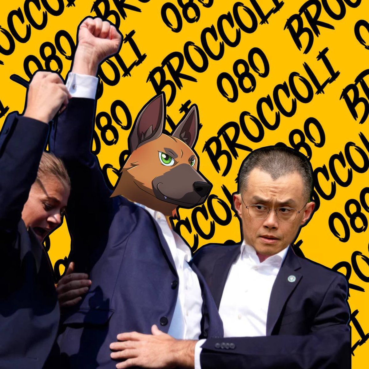 <a href="/henokcrypto/">Henok</a> <a href="/CZDog_Broccoli/">@TheBroccoliDog</a> 

080 ✊ FOR THE PEOPLE and;  BY THE PEOPLE   0x12819623921Be0F4d5ebfC12C75E6D08a1683080 #BROCCOLI