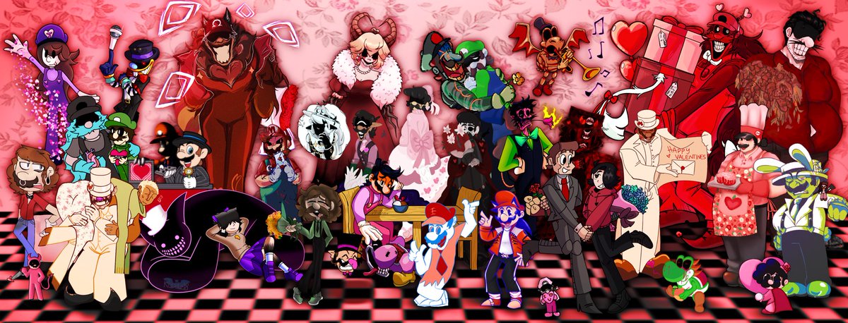 Heartefei's tweet image. ❤️💌 HAPPY VALENTINES! 💌❤️
#mariosmadness #mariosmadnessv2 #horrorbrews #MMV2VALENTINESCOLLAB