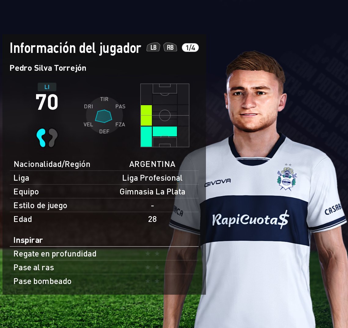 valeenfacemaker's tweet photo. PEDRO SILVA TORREJÓN FACES #PES2021 #FACEMAKER #torrejon #gimnasia #eFootball2025  #dreampatch2025 Creditos:Valeen22facemaker   LINK:https://t.co/FTKBsnkBEp https://t.co/kCP0bwfASN