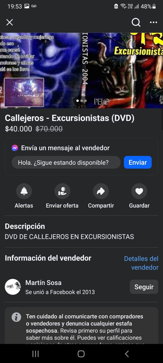 estafasmarloqq's tweet photo. 📌ESTAFANDO EN FACEBOOK Y MERCADOLIBRE
Para llegar a más gente, publicaba los mismos DVDs en Facebook y MercadoLibre. Ahí ofrecía los mismos "packs" y cuando alguien le pagaba, desaparecía o les inventaba los mismos chamuyos. https://t.co/npCP9Sgf7D