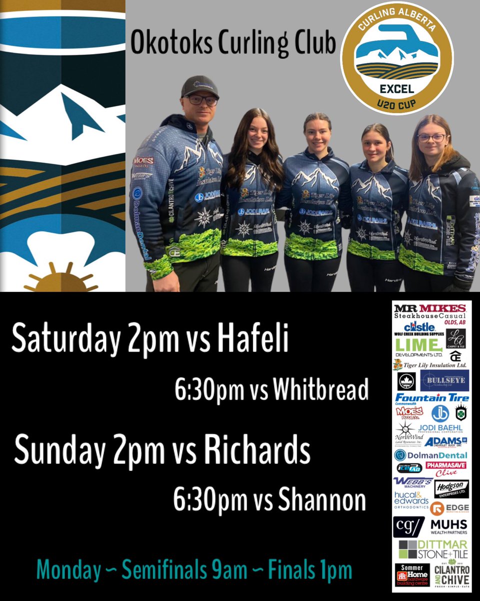Team DeSchiffart π¨π¦ (@deschiffartteam) on Twitter photo On the road to Okotoks for the Excel Cup! Looking forward to another great weekend on the ice. <a href="/Curling_Alberta/">Curling Alberta</a> On the road to Okotoks for the Excel Cup! Looking forward to another great weekend on the ice. <a href="/Curling_Alberta/">Curling Alberta</a>