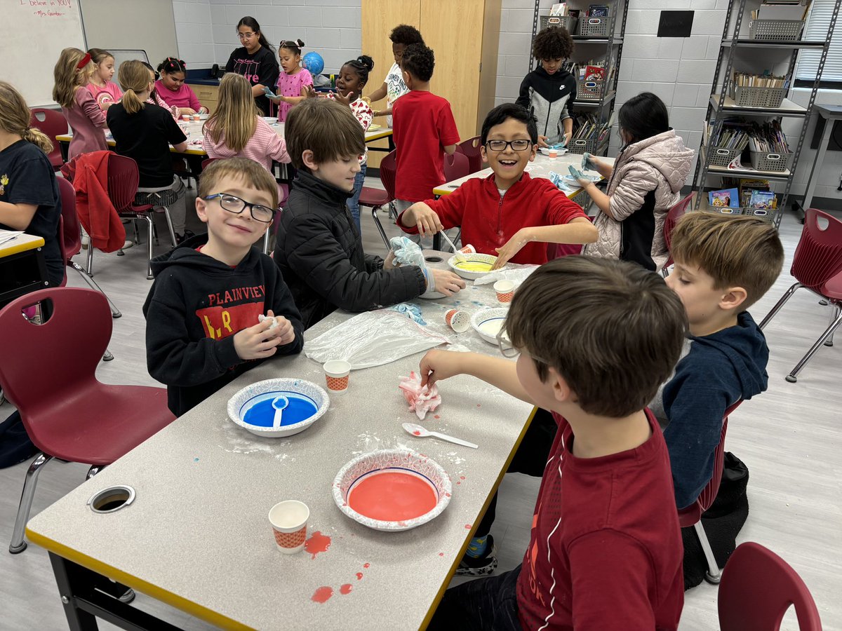 Mrs. Houchens (@houchensmrs) on Twitter photo Valenslime by Joy Keller and an Ooblek lab with our first grade reading buddies…nothing like some good, messy, fun! 😜👩🔬💕 <a href="/MrsZierman/">Mrs. Jessica Zierman</a> <a href="/plainviewElem/">Plainview Elementary School</a> Valenslime by Joy Keller and an Ooblek lab with our first grade reading buddies…nothing like some good, messy, fun! 😜👩🔬💕 <a href="/MrsZierman/">Mrs. Jessica Zierman</a> <a href="/plainviewElem/">Plainview Elementary School</a>