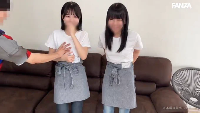 居酒屋バイトJDこなつ＆こはる いきなりオッパイ触っても 許してくれるスケベ美女 すぐSEXさせてくれて イキまくる中出しSEX❗