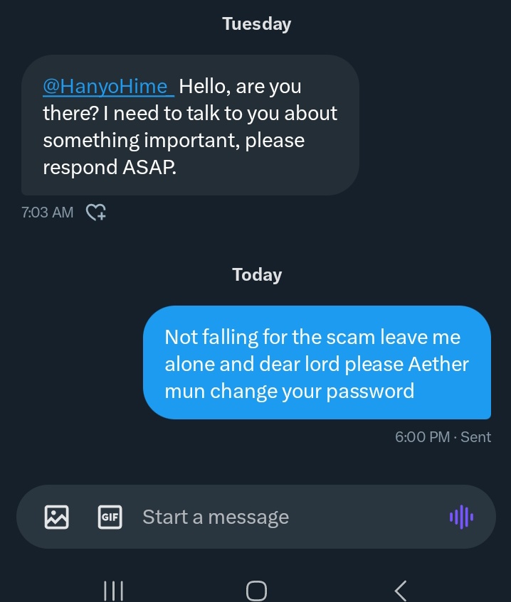 //I didn't get blocked for calling out scam