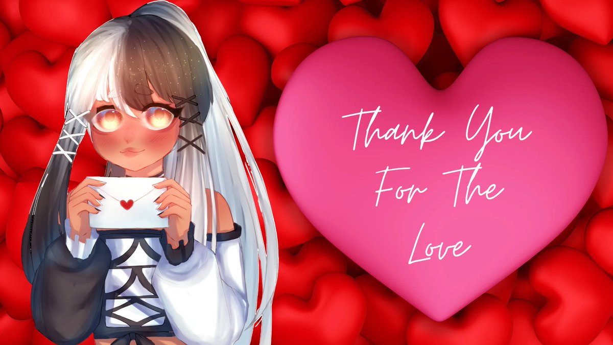 Thank you 💕

So much greatfulness to everyone who has shown me kindness this year!

To thank you, I've worked out a deal with one of my favorite artist <a href="/OficcialSukyK/">🌷こひいSuky • Artist @Live2D| OPEN COMMISSIONS 🌷</a> 🎨

Use code ~LoveMal~ when placing an art commission with Sukky in the next 72hrs in order to receive 20% off!