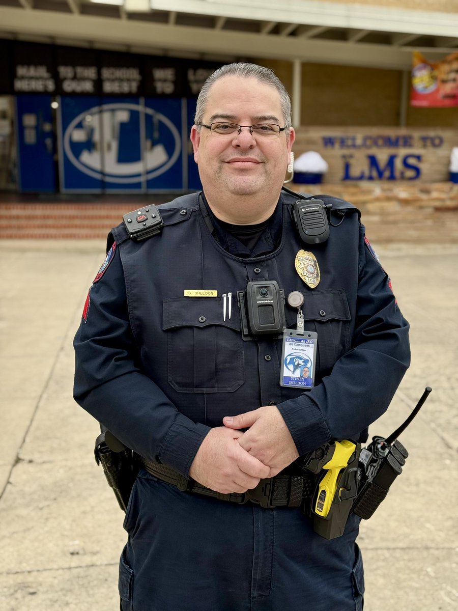 Happy SRO Appreciation Day &amp; Valentine’s Day! ❤️🚔 We’re showing some extra love and appreciation for SRO Sgt. Sheldon, who keeps LMS safe and supports our students every day! 💙 From protecting our school to building great relationships. Drop a heart ❤️ for him! 
#InspireLMS