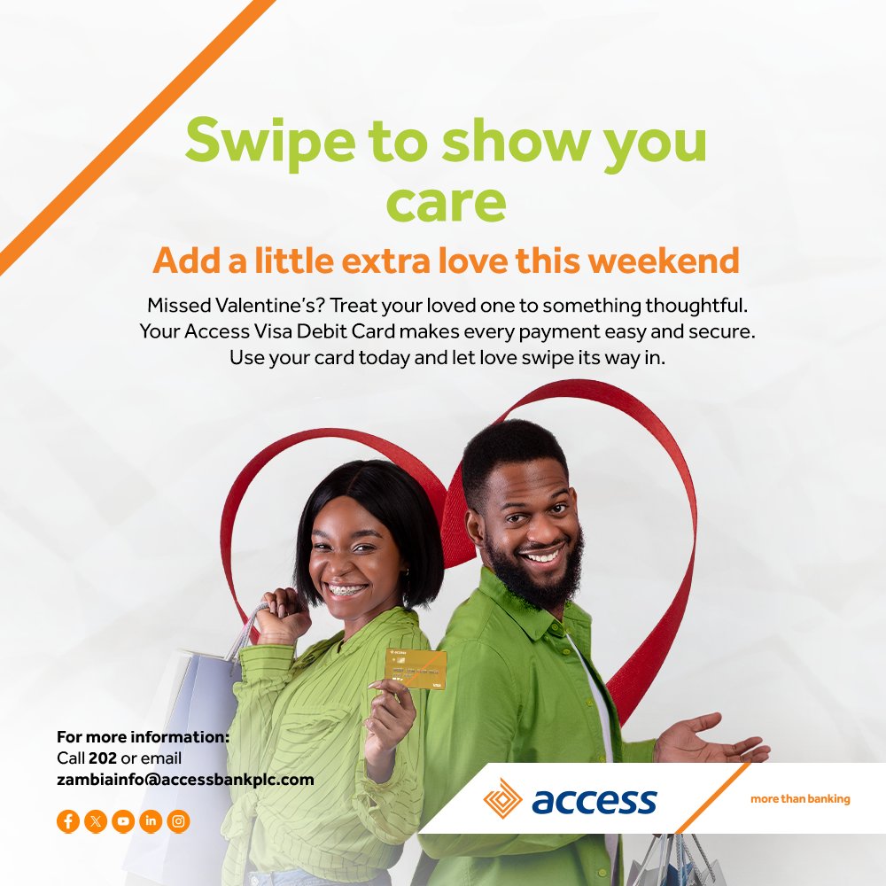 Surprise your loved one with a thoughtful treat this weekend because love isn’t just about a day, it’s about the little things every day. Swipe your way to love with your Visa Debit Card.
#HereForYou