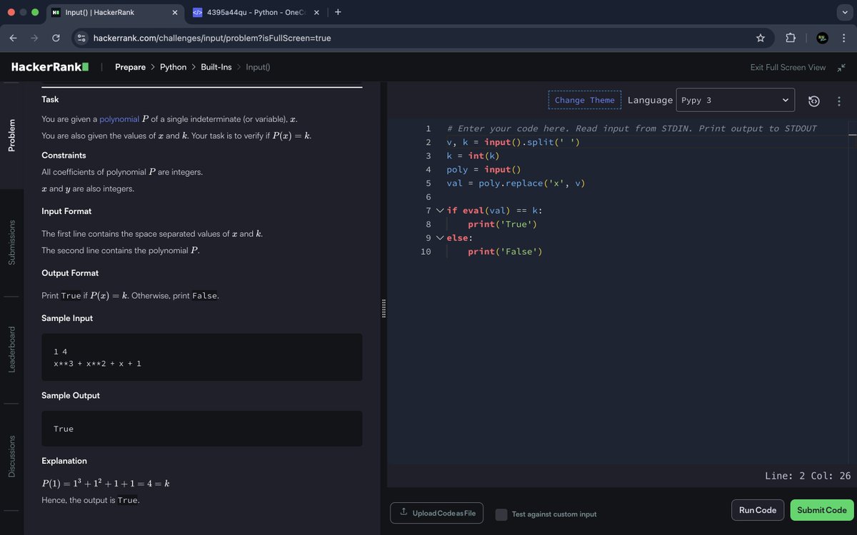 Raj116034776865's tweet image. Day 46 ✅
Solved 1 question today.
Consistency > Quantity.
#365DaysOfCoding #CodingConsistency #KeepLearning