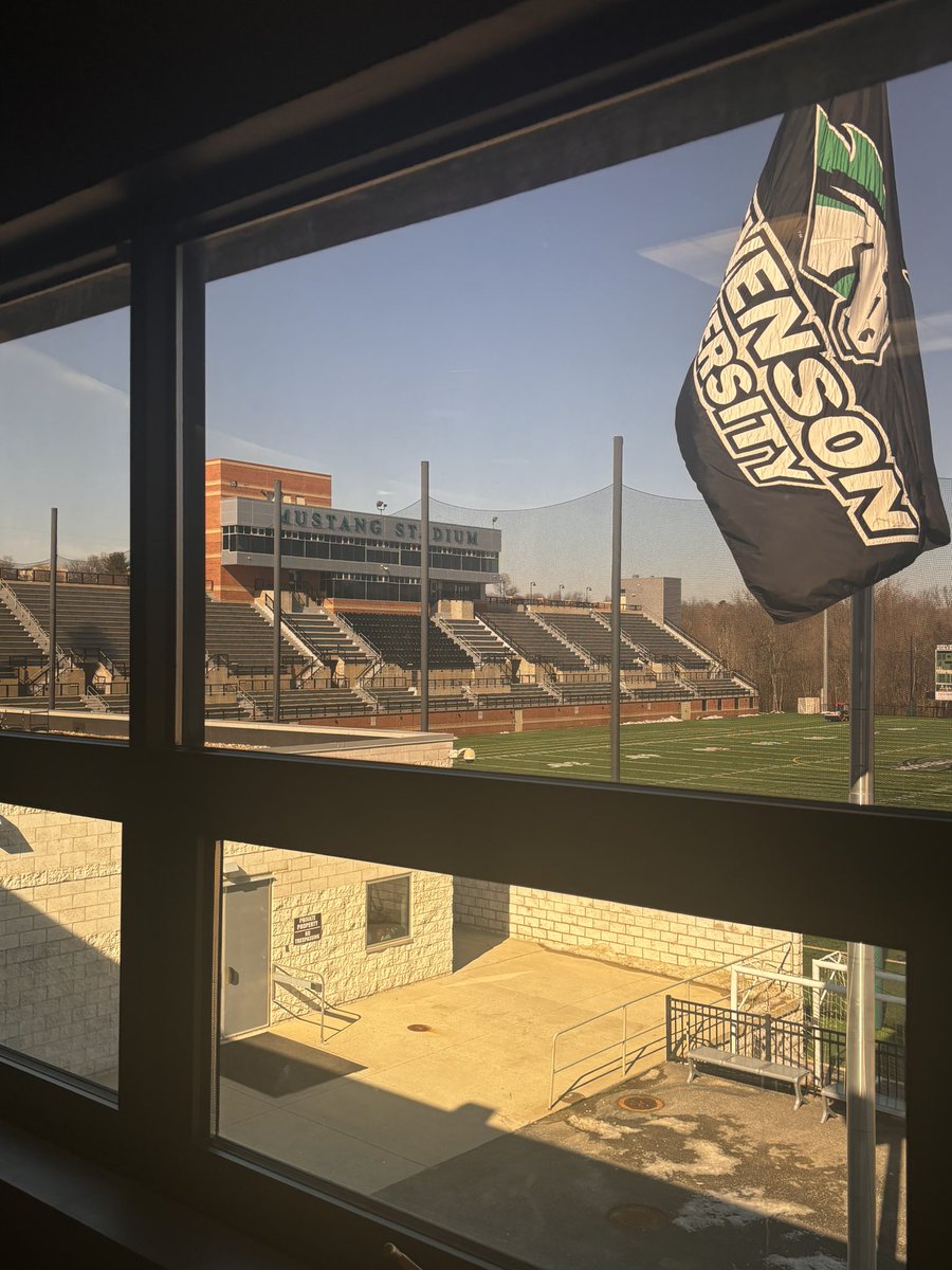 Thank you to Coach Hottle <a href="/edhottle1/">Ed Hottle</a> and Coach Bernardo <a href="/CoachBernardo55/">Patrick Bernardo</a> for the opportunity to visit Stevenson University! I had a great time! Go Mustangs!