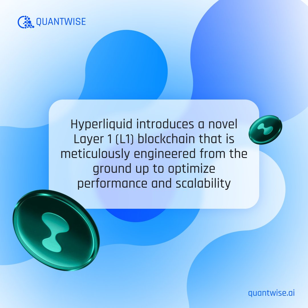 quantwiseai's tweet image. ⚡️ Meet Hyperliquid: The blockchain designed to take DeFi to the next level. From its HyperBFT consensus mechanism to its fully on-chain order book, Hyperliquid is a game-changer. Swipe to uncover its groundbreaking innovations! 🚀
#Hyperliquid #DeFi #BlockchainInnovation