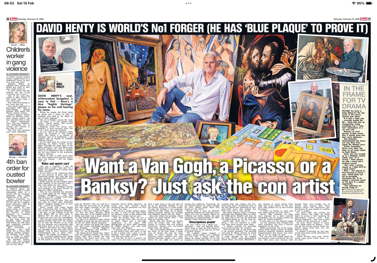 A great read, about a very talented painter