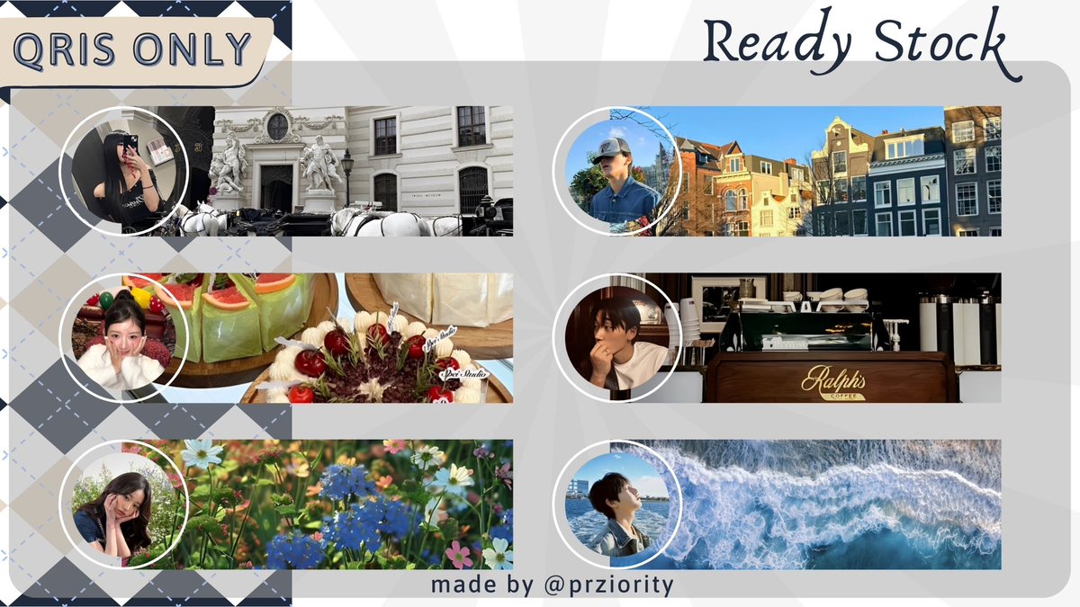 prziority's tweet image. retweeting this post will be so helpful for me, thanks! ♡

hi.. aku membawa layout ready stock scenery unfiltered dibawah ini, marii jajan
san (ateez), renjun (nct), rei wonyoung (ive), natty (kiof)

𐀔⋆prince only IDR 2,5OO / ea 
t. #zonauang #zonajajan