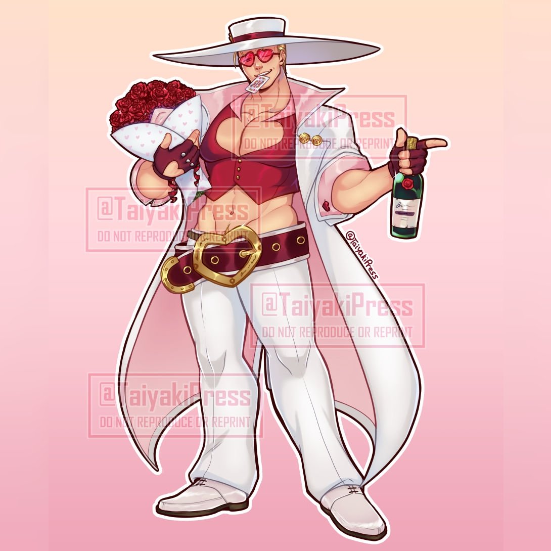 The king of my heart came today!! Happy Valentine's Day! ❤️💕💕💕 Part of a Valentine's Day collab I did over on Twitter 💕 (repost cuz the original post is just hidden now lmao)

#Johnny #GuiltyGear #GGST