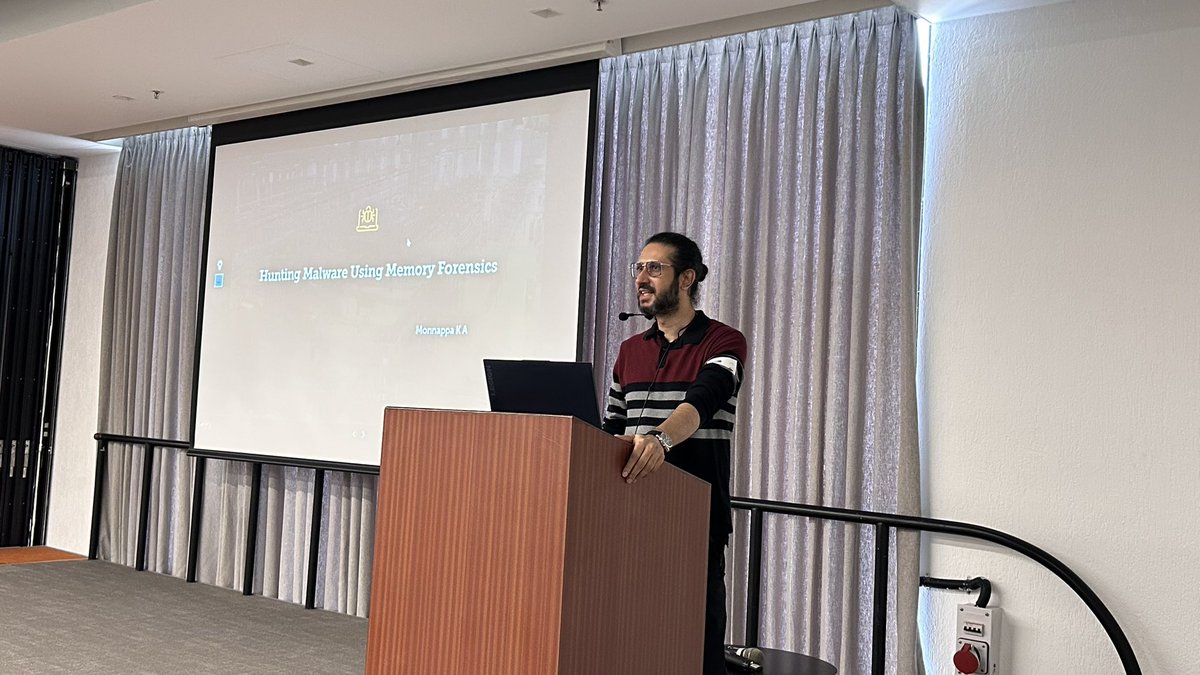 Nullblr's tweet photo. Hunting Malware using Memory Forensics by @monnappa22
@null0x00 @OWASPBangalore #nullblr https://t.co/JgBXdUE2zB