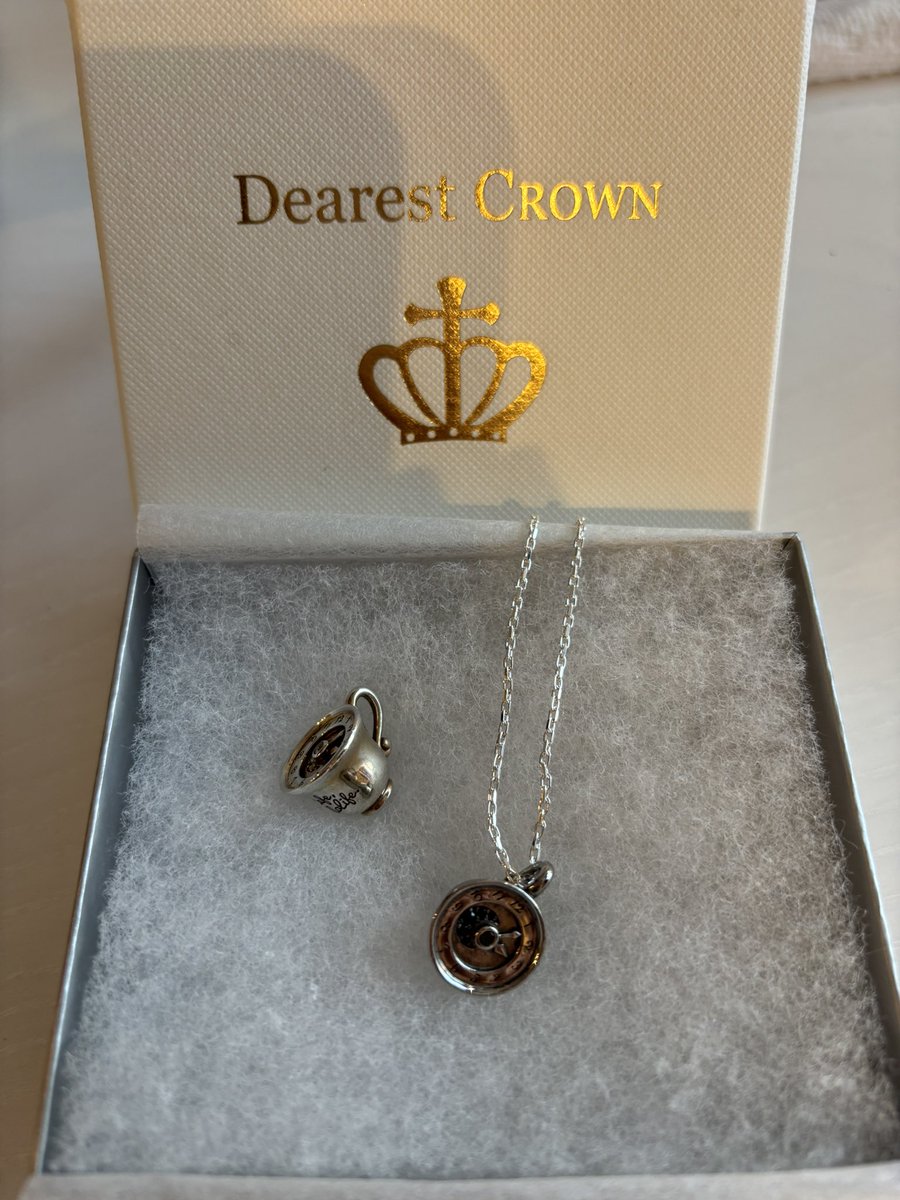 ichigohimeh's tweet photo. 新しいチェーンが届きました♡
立派な箱に入れていただいて嬉しい！

Moonbow Lateのピンクゴールドと、確か限定の石が入ったシルバーと合わせて使います。
どちらもずっとお気に入り。

#Sato
#DearestCROWN
#MoonbowLate https://t.co/dl7uFti9b7