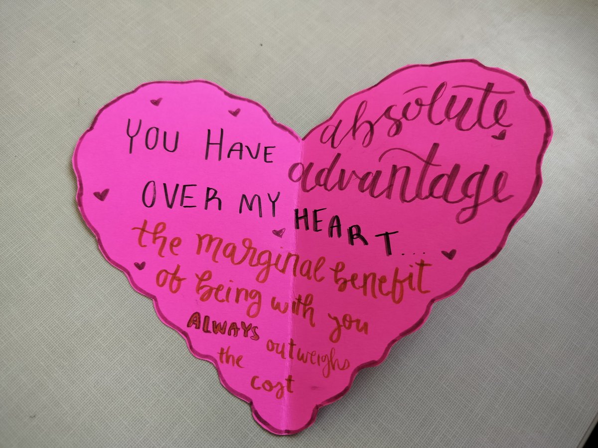 From my (high school senior) daughter to "the boys <a href="/planetmoney/">NPR's Planet Money</a>" #Valentinesday2025