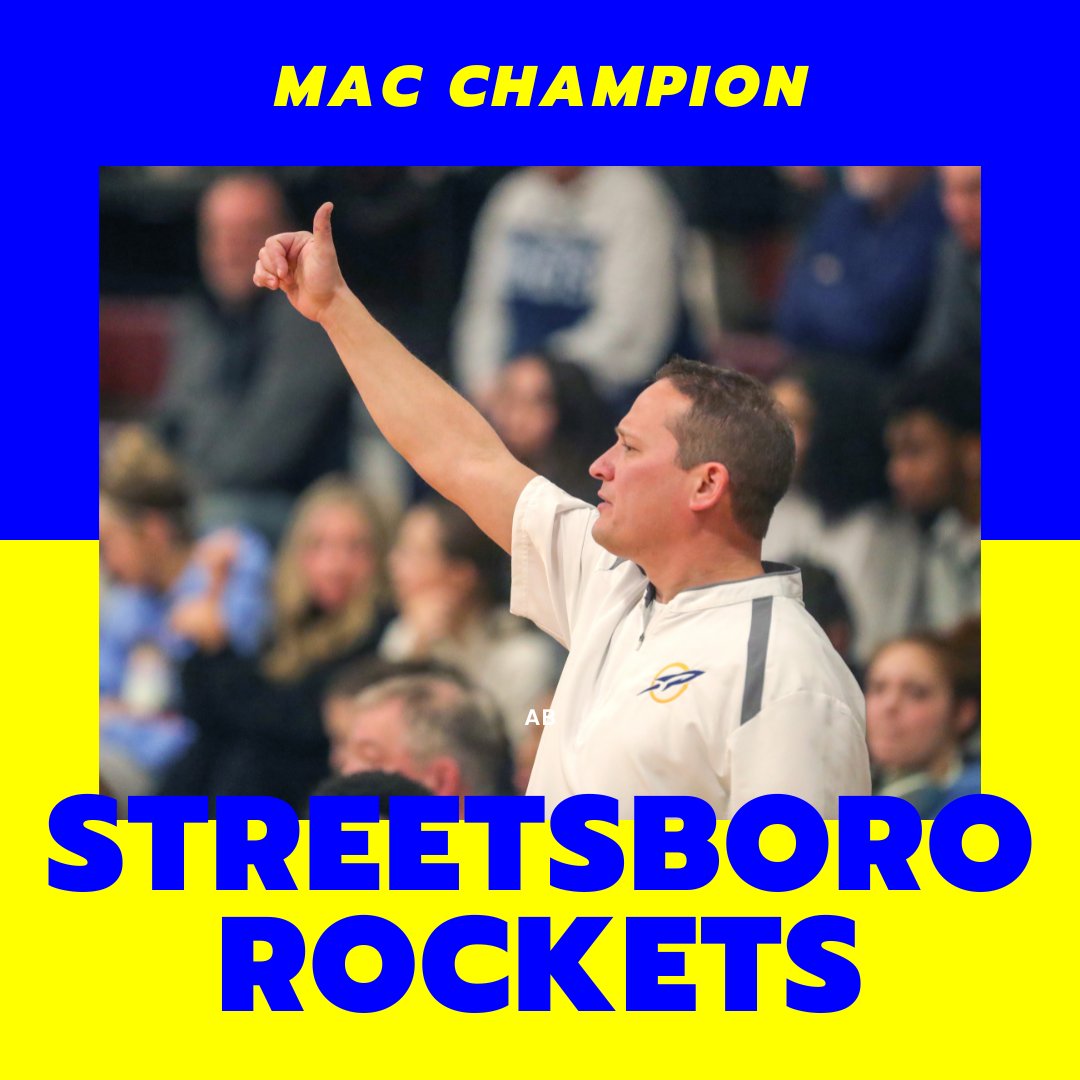 Congrats to the Rockets on making their MAC title OUTRIGHT!

Up two at the half, Streetsboro took firm control with a 38-24 second half to top Cloverleaf 63-47 in Friday's MAC finale.

The Rockets are now 19-3 (13-1)!

📷 Phil Masturzo