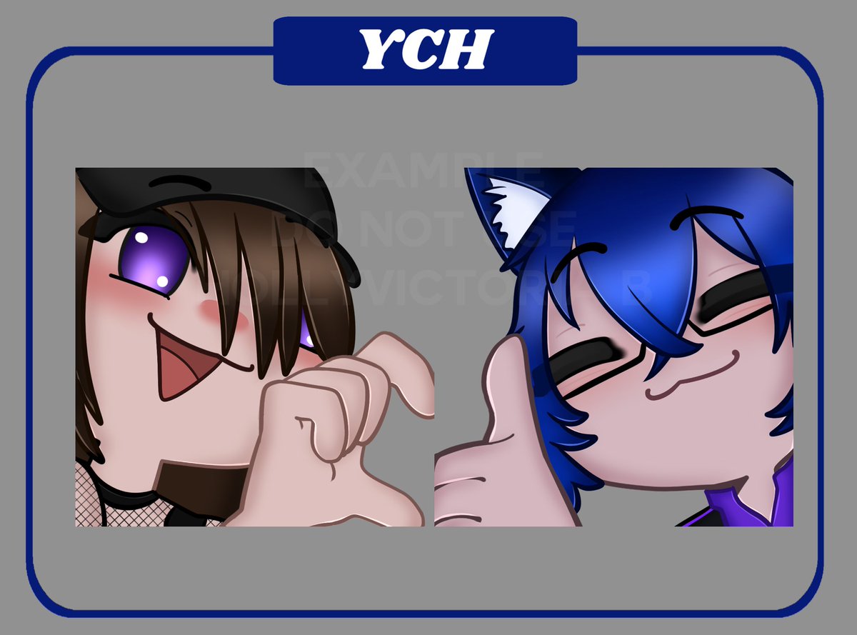 Matching Duo Icons/Emotes for <a href="/Z3r0Official/">Z3R0exe 🦊 | Cyber Fox Girl</a> 

Thank you for trusting me with your commission

🩷Check out my vgen vgen.co/HollyVictoria 🩷