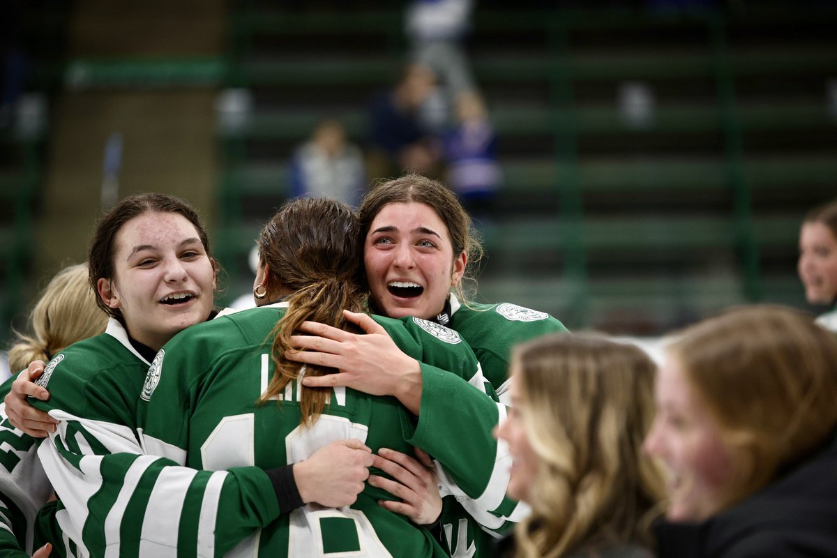 YouthHockeyHub's tweet image. GHS
Section 2AA Final

End of OT
Holy family &amp;gt; Minnetonka (2-1)

GWG: Schugel 

SOG: 25-21 Skippers

Holy Family is headed to State!