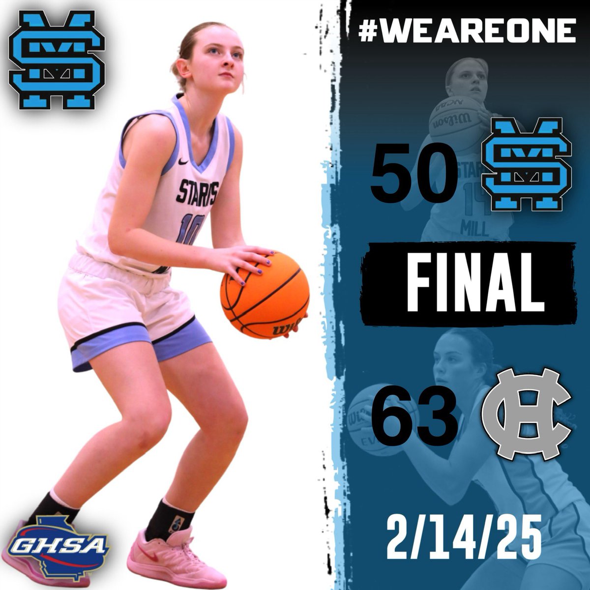 Starr’s Mill GBB (@smhsgirlsbball) on Twitter photo Region 3-4A Championship
Starr’s Mill 50
Harris County 63
Not the result we wanted but proud of our fight against a gritty Harris squad. More work to do!
<a href="/Lindsey_Kopacek/">Lindsey Kopacek</a> 25p 15r
<a href="/AGmorrison821/">AG Morrison</a> 8p
<a href="/Ava_Glover11/">Ava Glover</a> 7p
<a href="/SophiaOlson02/">Sophia Olson</a> 6p
<a href="/AftynHeiden/">Aftyn Heiden</a> 3p
<a href="/KyleSandy355/">Kyle Sandy</a> <a href="/SandysSpiel/">Sandy's Spiel</a> Region 3-4A Championship
Starr’s Mill 50
Harris County 63
Not the result we wanted but proud of our fight against a gritty Harris squad. More work to do!
<a href="/Lindsey_Kopacek/">Lindsey Kopacek</a> 25p 15r
<a href="/AGmorrison821/">AG Morrison</a> 8p
<a href="/Ava_Glover11/">Ava Glover</a> 7p
<a href="/SophiaOlson02/">Sophia Olson</a> 6p
<a href="/AftynHeiden/">Aftyn Heiden</a> 3p
<a href="/KyleSandy355/">Kyle Sandy</a> <a href="/SandysSpiel/">Sandy's Spiel</a>