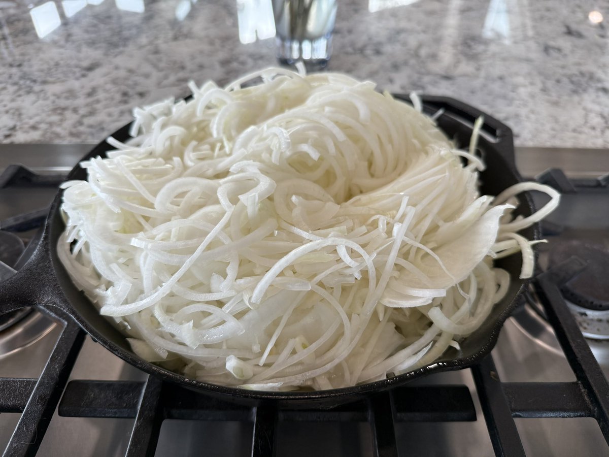 jzawodn's tweet image. I made French Onion Soup for my valentine today. 🙂