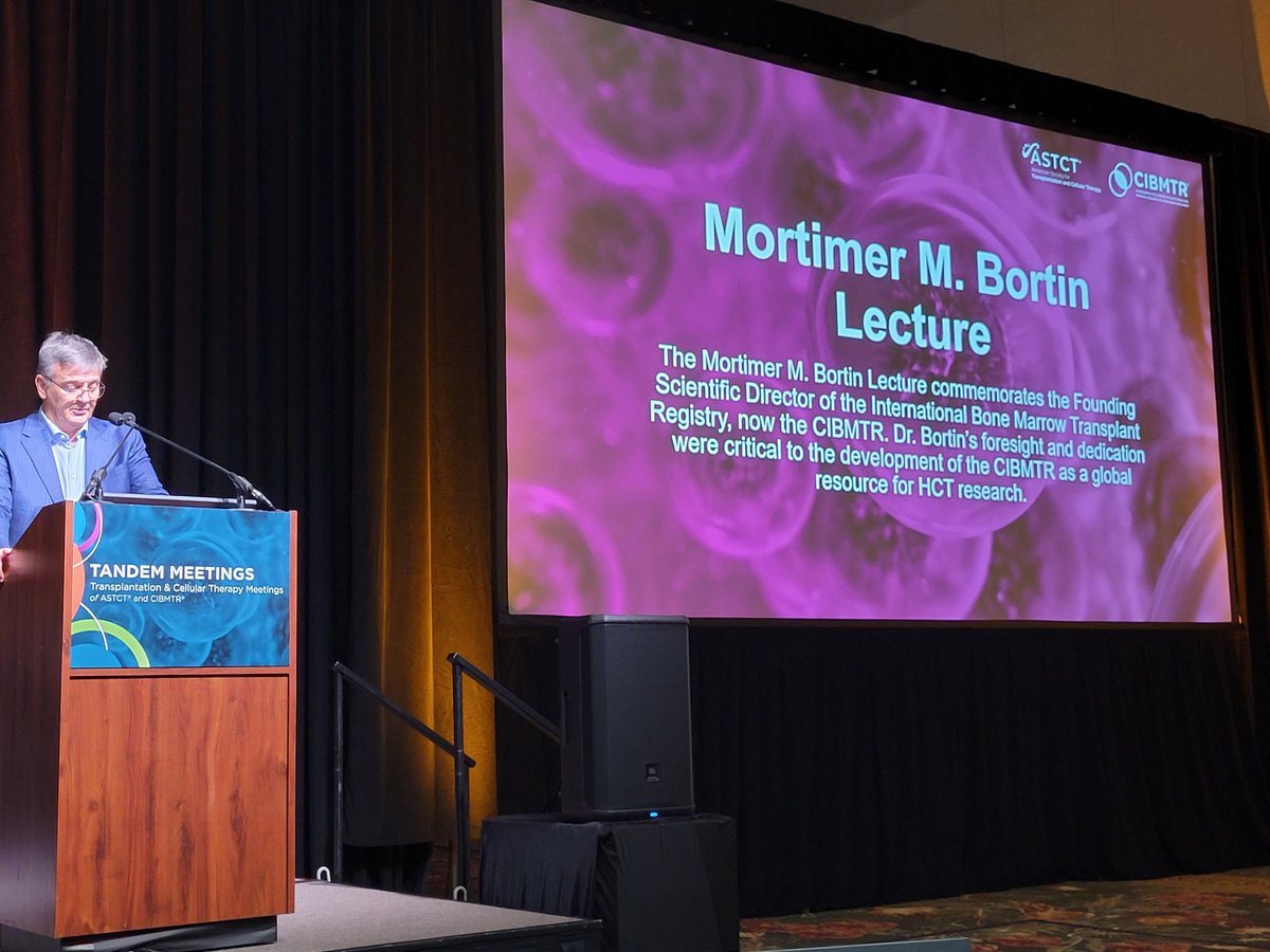 JeffAuletta's tweet image. Congrats, Dr. Giralt as the 2025 @CIBMTR Mortimer M. Bortin Lecture! @ASTCT @CIBMTR Tandem Meetings #Tandem25