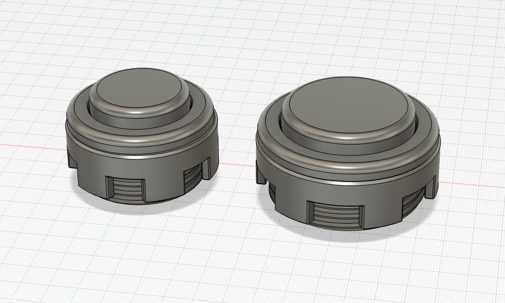 TheTrain24's tweet photo. Meet the OSBMX V2!

Completely remade from the ground up in Fusion360 and featuring an innovative mounting ring design that will allow for new kinds of customization.  

Both the 24mm and 30mm parts require no supports and are designed to be FDM printed! https://t.co/s8vskbwkTD
