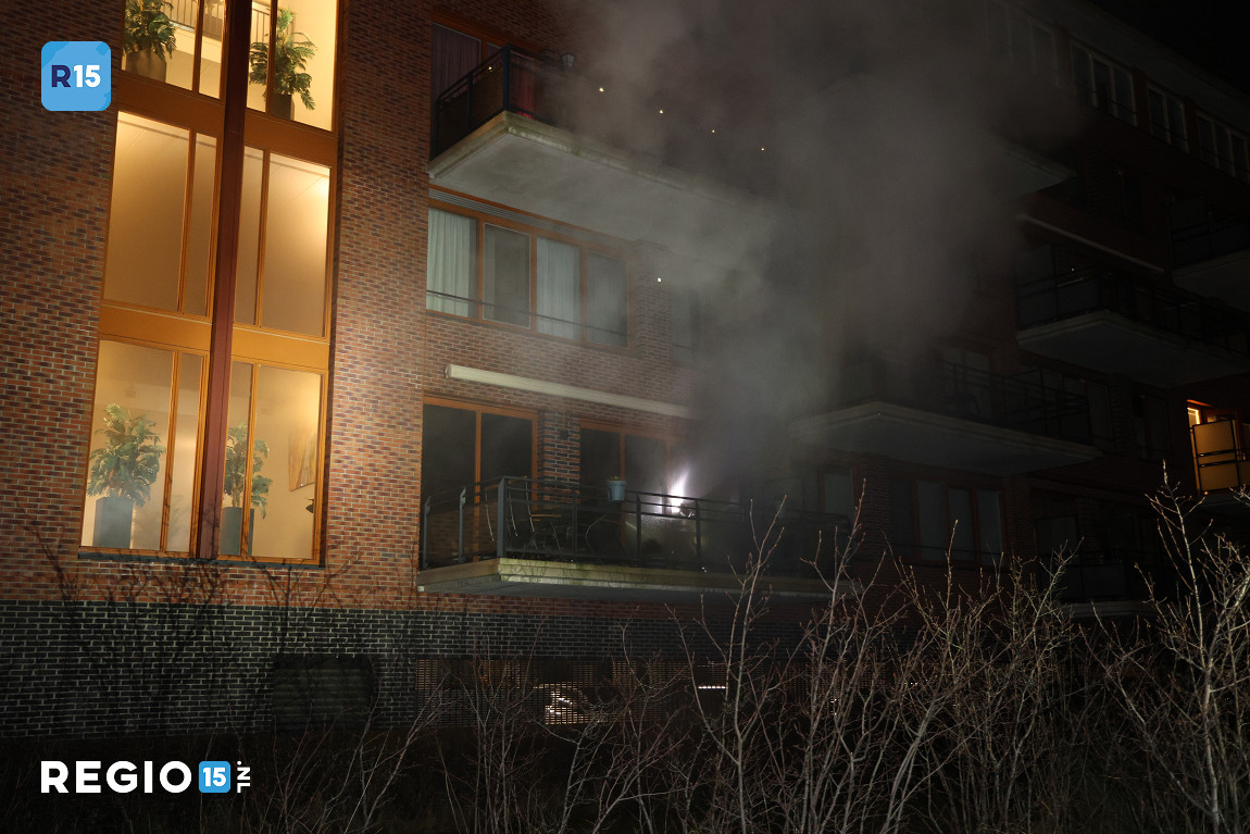 Ontruiming appartementencomplex na brand in Zoetermeer