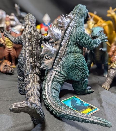 昭和ゴジラ東宝チャンピオンまつり（バンダイ）ソフビコンプリート19体