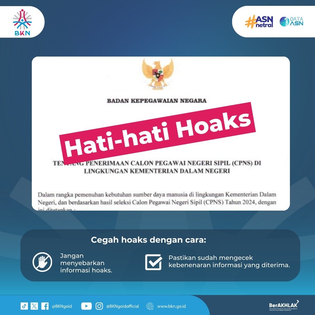 BKNgoid's tweet photo. Timur Tenggara Selatan dan Utara.
Modus Penipuan Sekarang Banyak Macamnya.

Selalu waspada ya #SobatBKN. https://t.co/5k8n0C2zdw