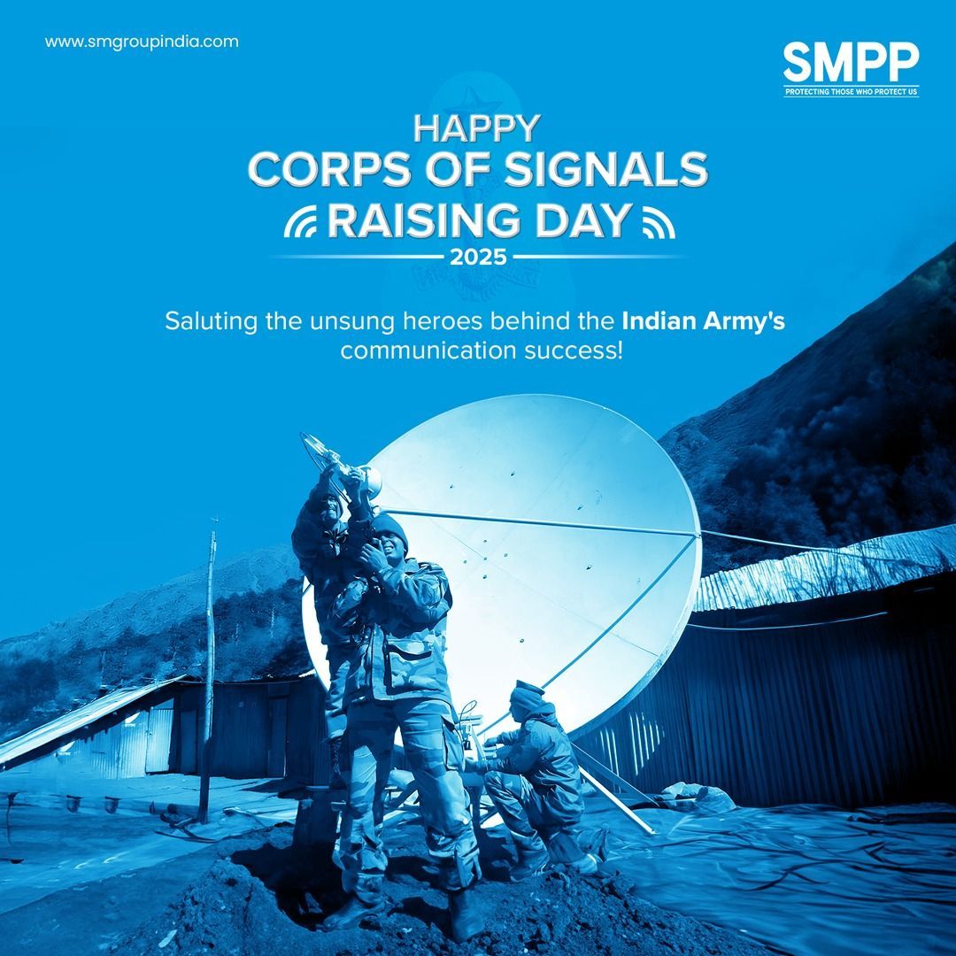 SMPPDEFENSE's tweet image. From battlefields to modern operations, the Corps of Signals ensures communication is never compromised. Wishing them a glorious Raising Day! 

#CorpsOfSignals #ArmyPride #SwiftAndSecure #TeevraChaukas