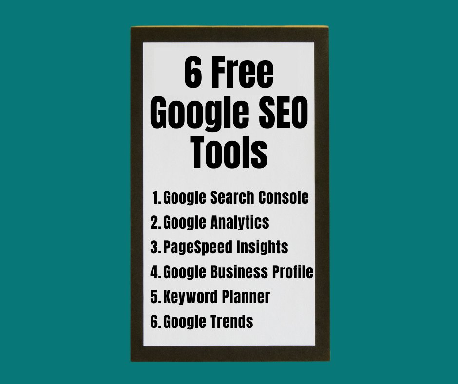 PickedDigital's tweet image. 6 Free Google SEO Tools to Boost Your Search Visibility

1. Google Search Console
2. Google Analytics
3. PageSpeed Insights
4. Google Business Profile
5. Keyword Planner
6. Google Trends

Master these tools, and watch your SEO game level up.

#SEO #GoogleSEO #DigitalMarketing