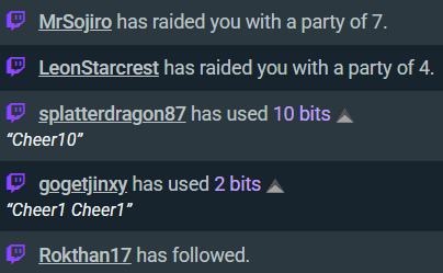 rickylrunyon's tweet photo. Thank you for joining in on Phantasy Star Friday! MrSojiro and @LeonStarcrest shared their communties with me tonight in raids! Thank you splatterdragon87 and gogetjinxy for the bits! I have one new follower: Rokthan17! We raided @SarzacPlays, who was playing Phantasy Star Gen 2! https://t.co/swDRarz2RC