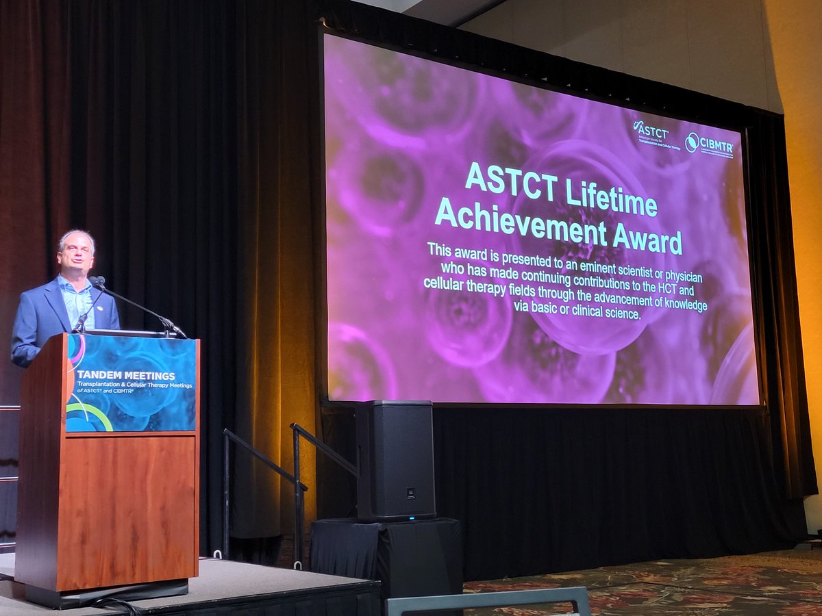 JeffAuletta's tweet image. Congratulations, Dr. Antin as @ASTCT Lifetime Achievement Award! Well deserved! 2025 @ASTCT @CIBMTR Tandem Meetings #Tandem25