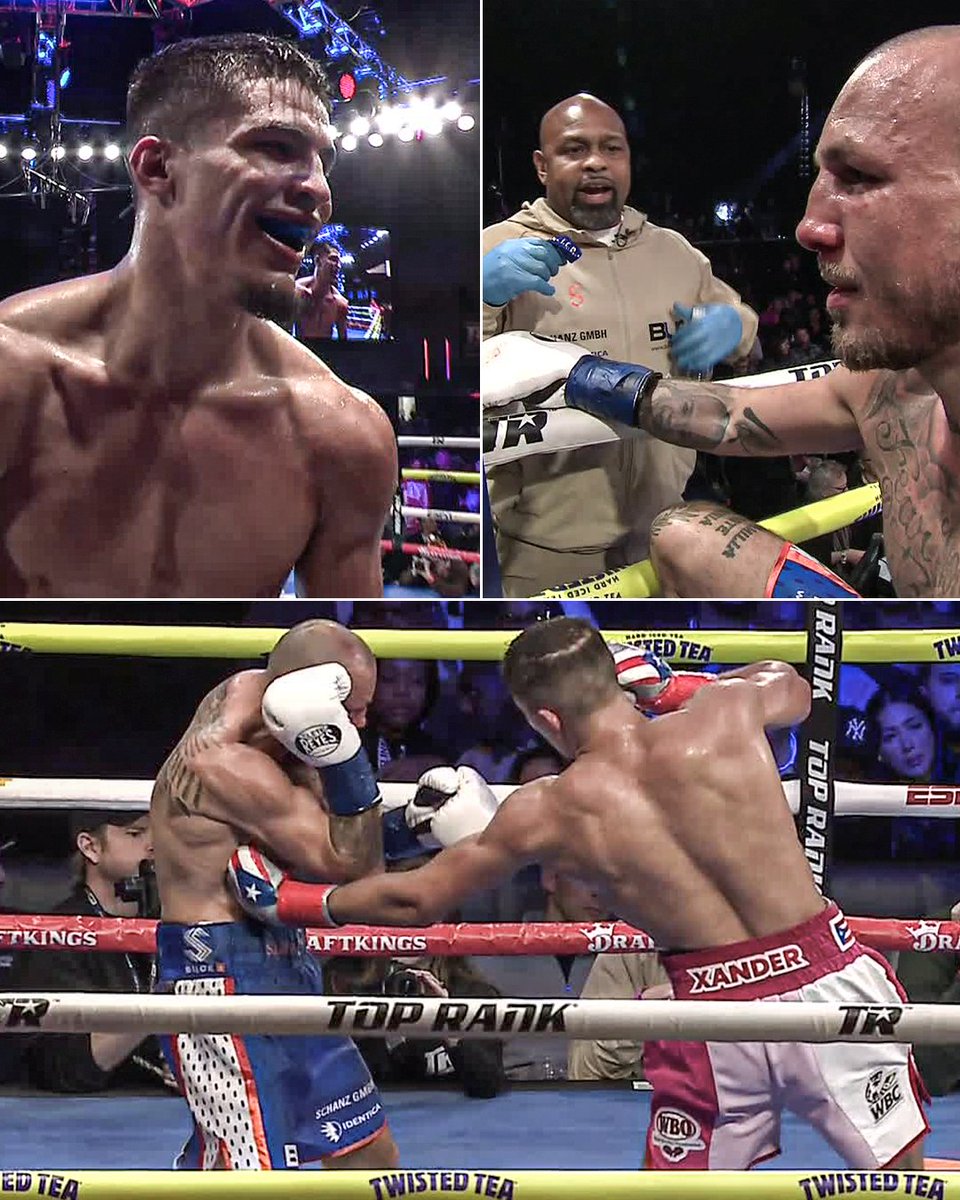 ESPNRingside's tweet photo. XANDER ZAYAS WINS VIA TKO : 🔥 

He remains perfect and improves to 21-0 👏 https://t.co/OX97ZeR7lq