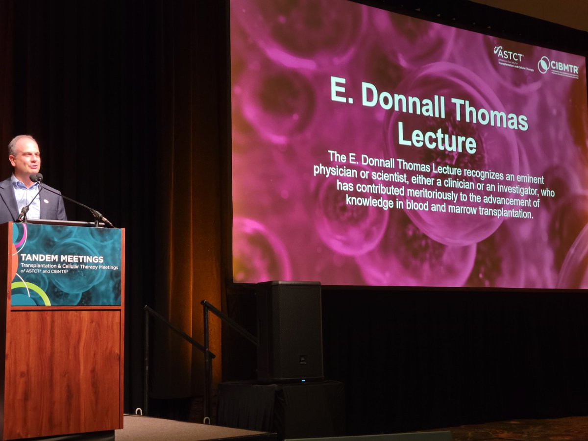 JeffAuletta's tweet image. Congratulations, Dr. Zeiser as the @ASTCT E. Donnall Thomas Lecture recipient! Well deserved! 2025 @ASTCT @CIBMTR Tandem Meetings #Tandem25