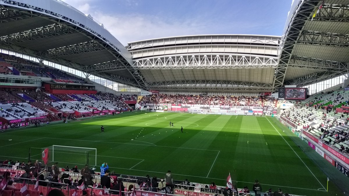 0708mitsu's tweet photo. 今期初ヴィッセル⚽いつもの場所から⚽
勝っていい勢いのまま名古屋行きたい😄 https://t.co/GgPOK9ten5