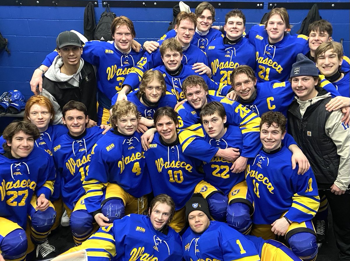 Tonights win in Dodge County sets a new Waseca Boys High School record at 19!  Keep grinding Gentlemen!  We’re not done yet!
⁦<a href="/WCNSports/">WCN Sports</a>⁩ ⁦<a href="/WasecaBluejays/">Bluejay Activities</a>⁩ ⁦<a href="/ClassAHockeyGuy/">ClassAGuy</a>⁩ ⁦<a href="/FollowThePuck/">FollowThePuck 👻</a>⁩ ⁦<a href="/Legacy_Hockey/">Legacy Hockey</a>⁩