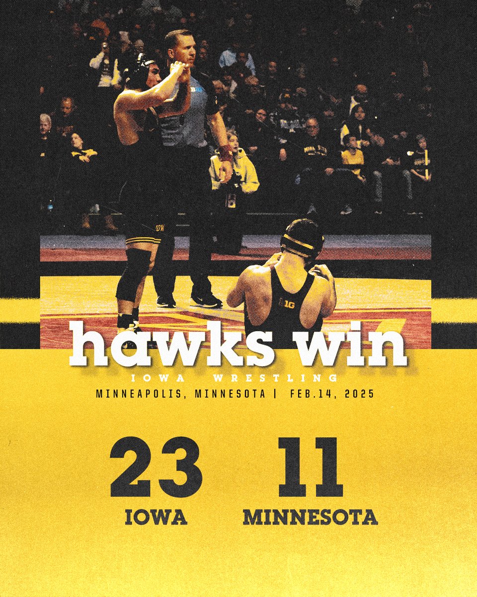 Hawks_Wrestling's tweet image. Felt the love in Minneapolis

#Hawkeyes
