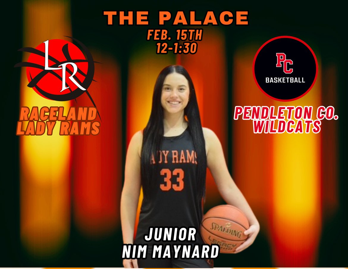 Lady Ram Game Day!
Come out to The Palace and watch these ladies take on Pendelton Co.
Noon/1:30 tip-offs!!