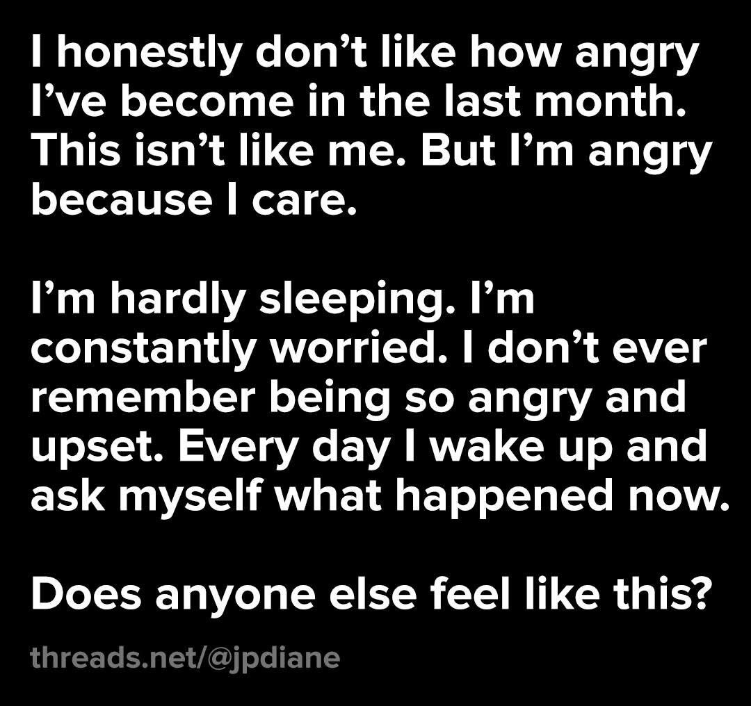 Anyone feeling this way?