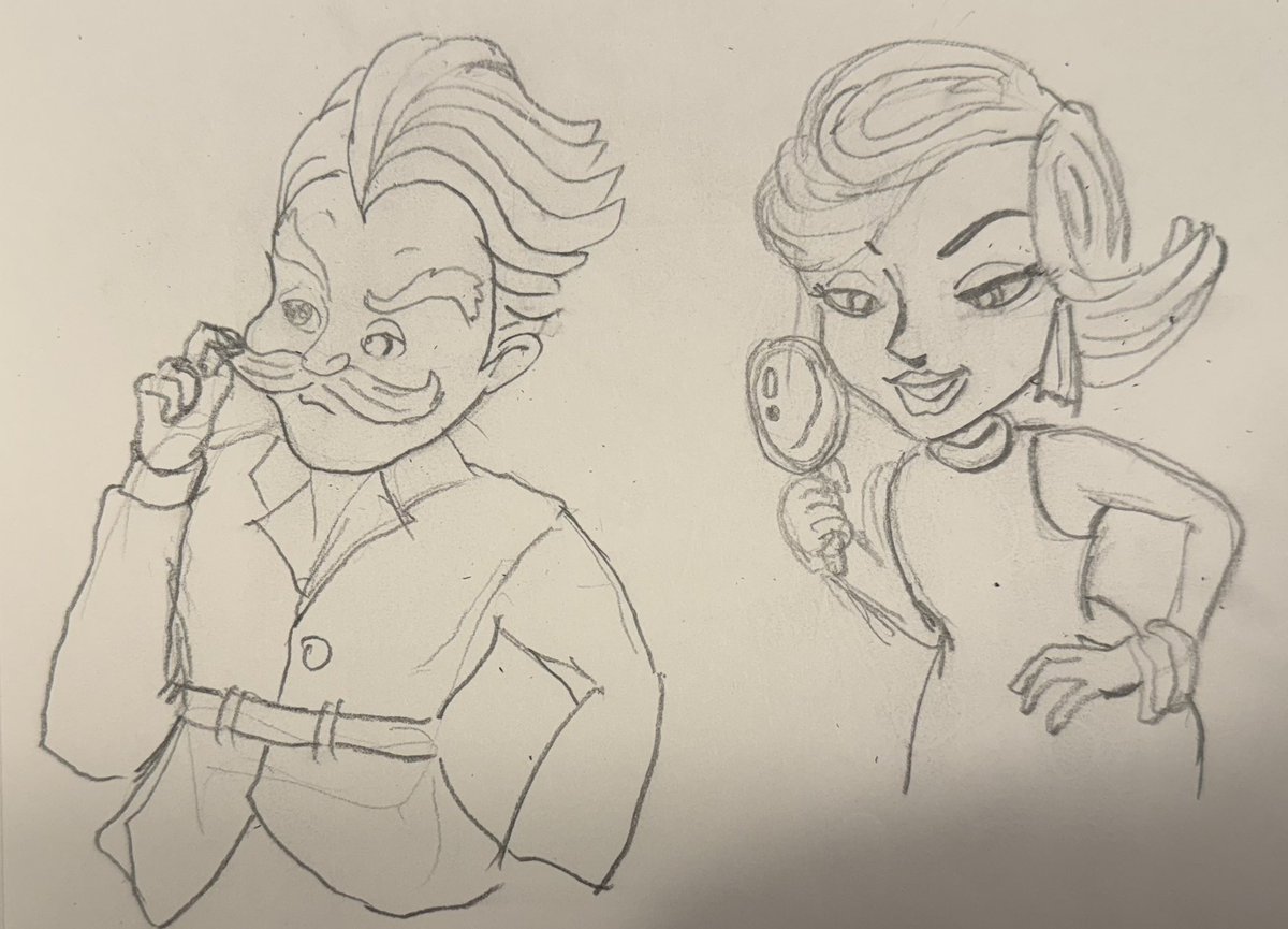 d_ijk_stra's tweet image. 별이의 커미션으로 보드게임 Clue Junior 캐릭터들을 그림. 별이 키우면서 그림 많이 늘었다… #별이육아 #내가그림