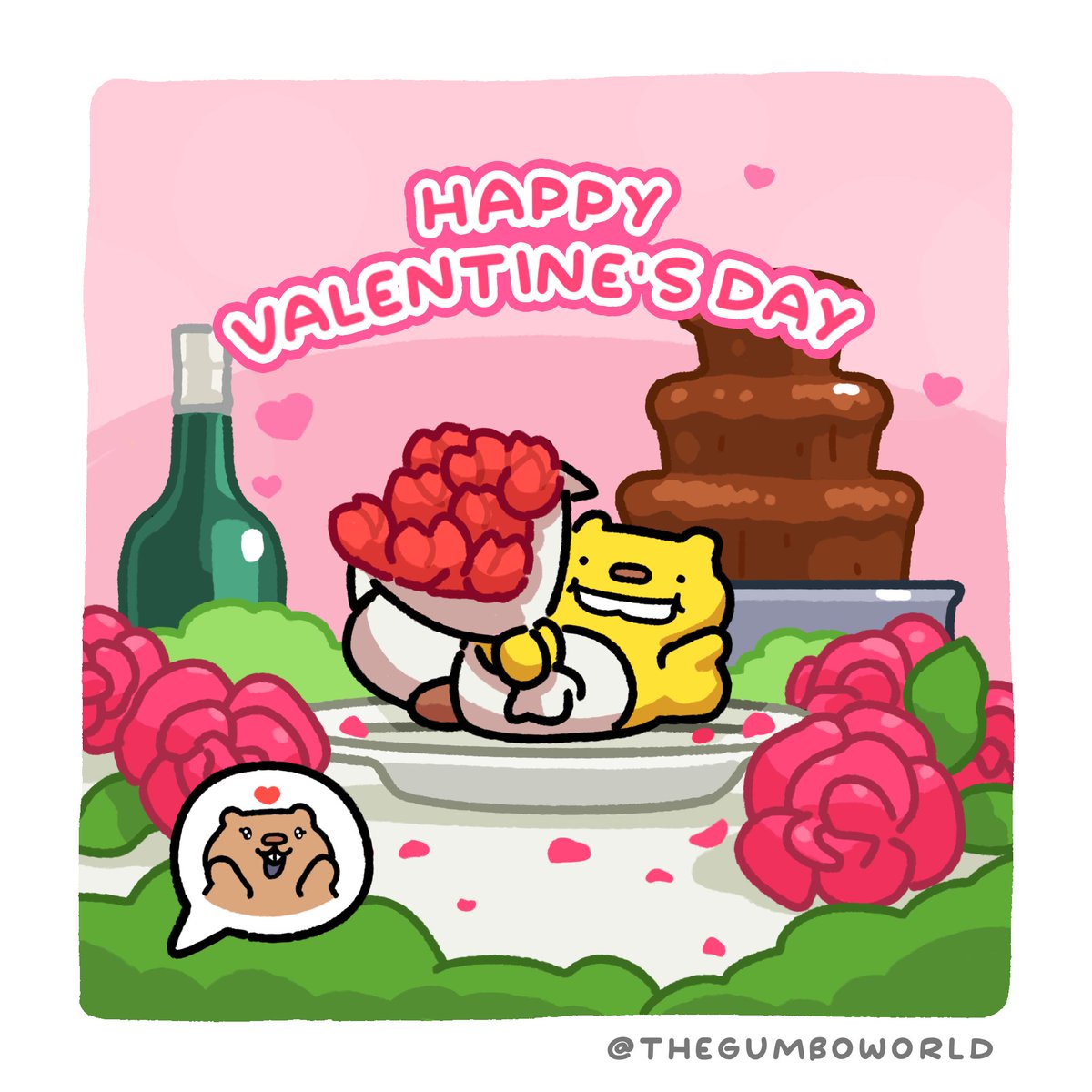 thegumboworld's tweet photo. roses are red, violets are blue, i forgot to buy a gift… so this post will do? https://t.co/uAAmHMetet