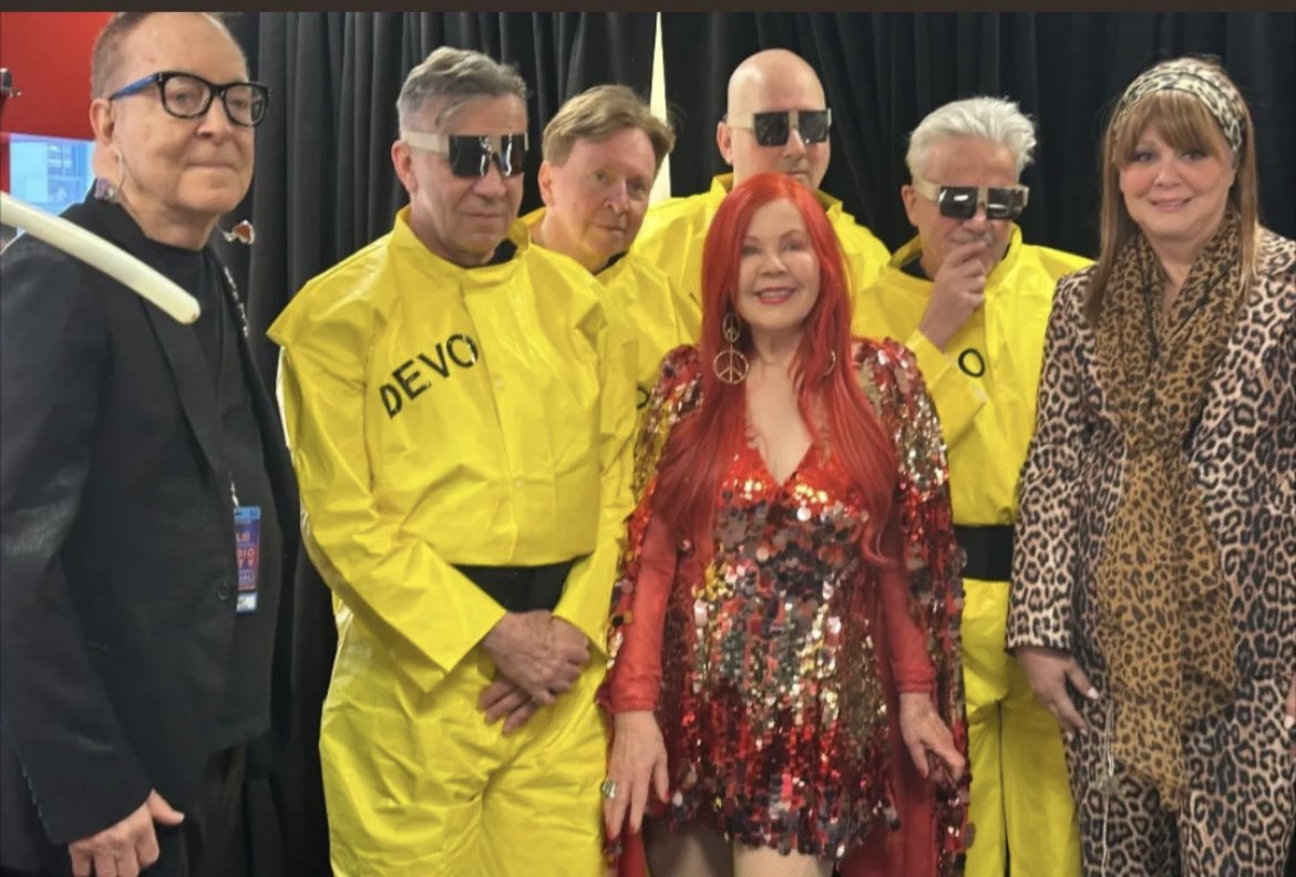 DEVO and the B52’s at the SNL 50th anniversary’s show