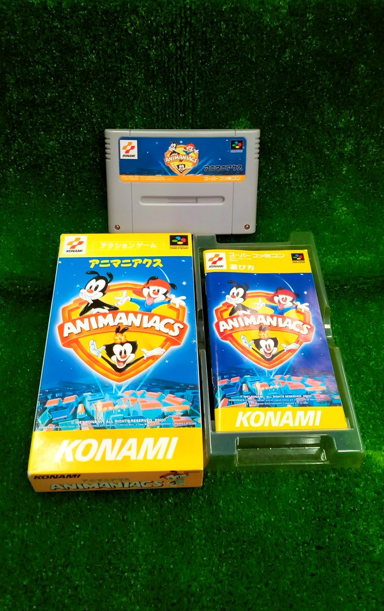 SFC アニマニアクス スーパーファミコンソフト （懐かしのゲーム紹介 
