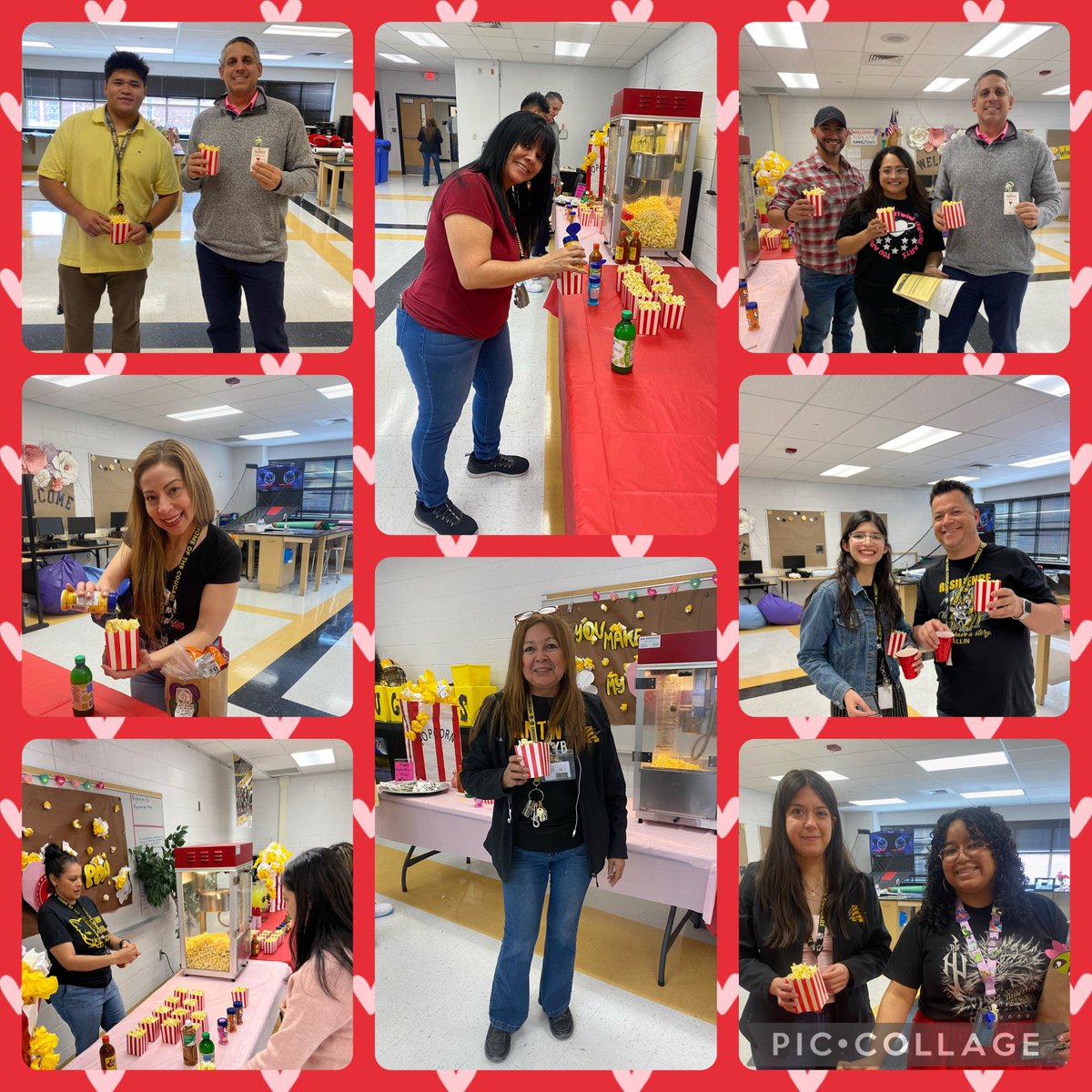 “Our hearts POP for you!!” Lunchtime Popcorn 🍿 Bar to show some love for our faculty and staff!! Thank you <a href="/JoannaPuen16736/">Joanna Puentes</a> and <a href="/LDeLaRosa_AMS/">Lorie De La Rosa</a> for always making dreams come true!! <a href="/MChavez_AMS/">Monica Chavez</a> <a href="/iGalindo_AMS/">Mr. Galindo</a> #ValentinesDay
