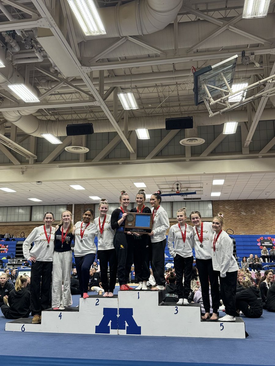 PLLakers's tweet photo. Congrats to the gymnastics team on finishing as section runners up and to Ava Loftness, Brooklynne Thorson, Annie Draine, Clare Draine &amp; Madeline Chappuis on qualifying for the state meet in individual events! https://t.co/3Wwjron74b