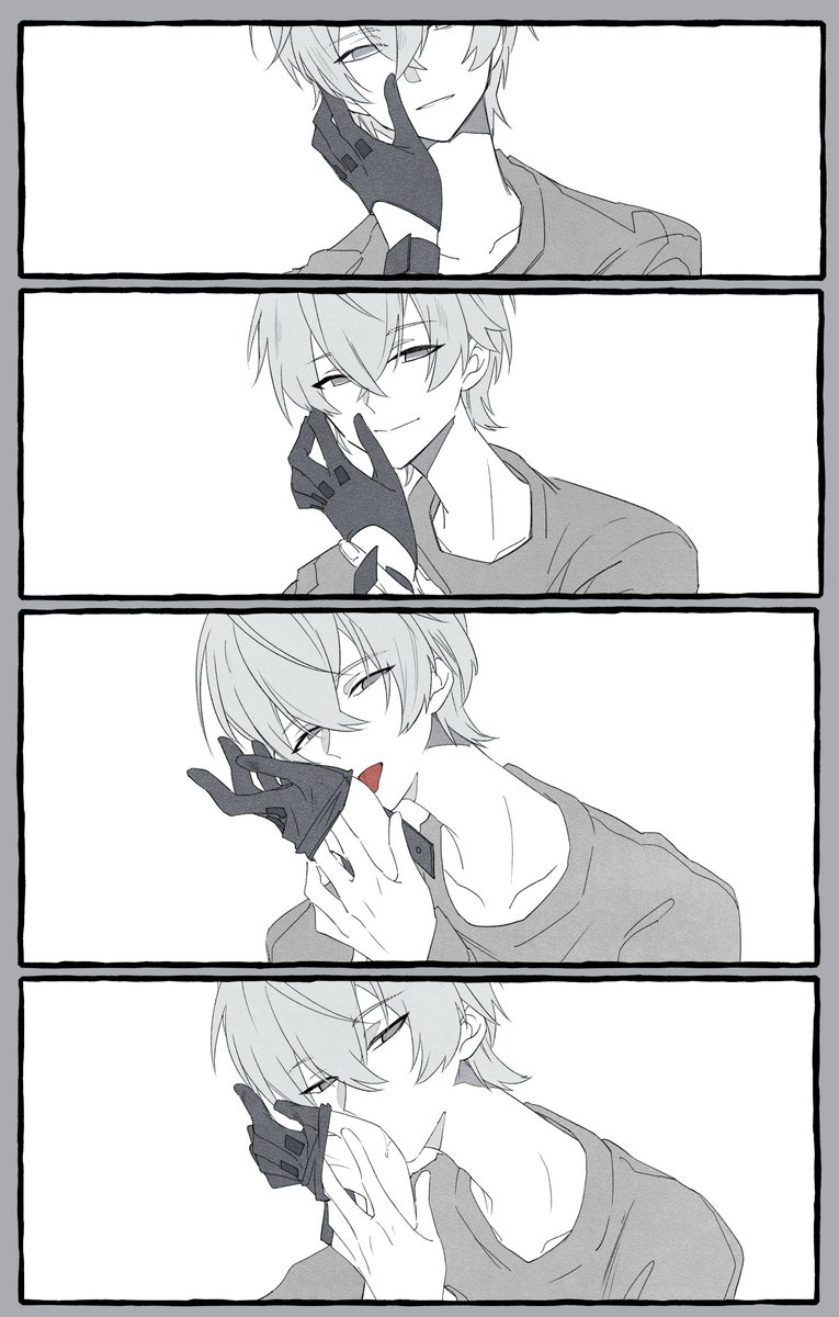 #wiseharu 手袋に指入れるの好き