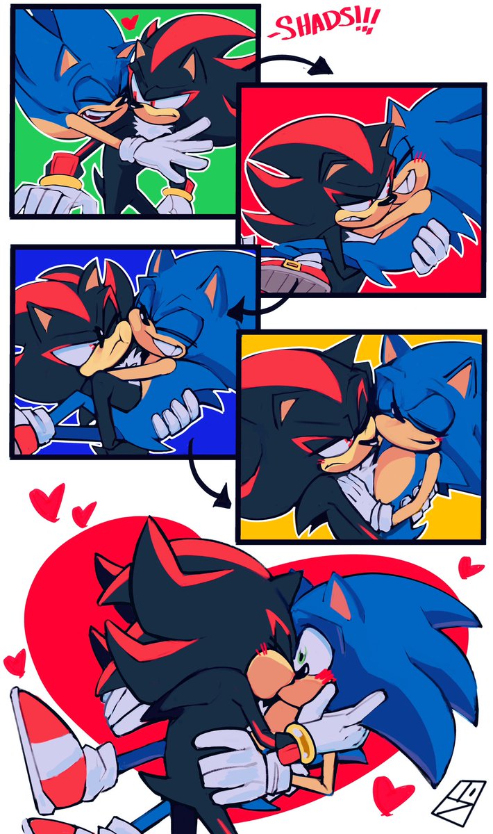 Happy Valentines 💞 #Shadonic #sonadow
